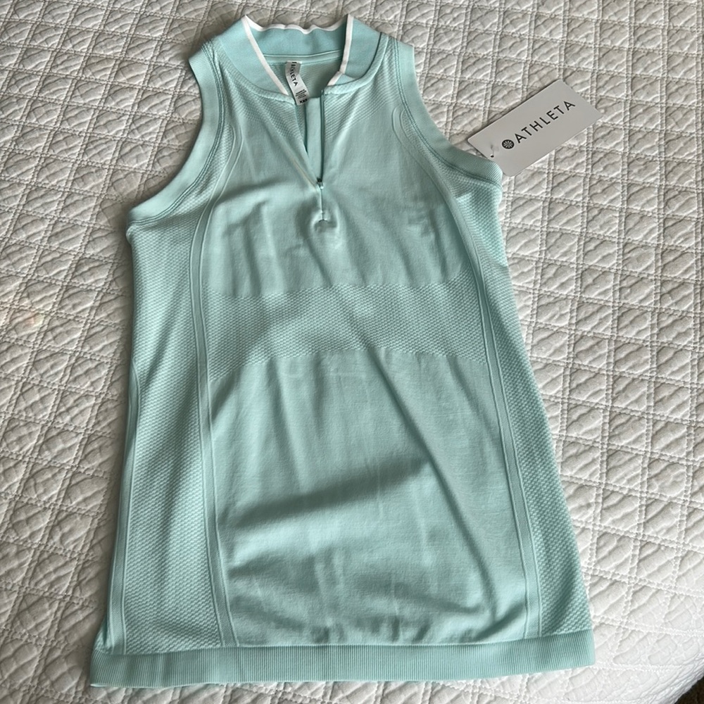 NWT Athleta Momentum Polo Tank - XXS